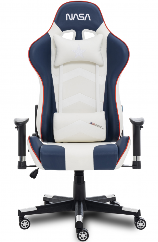 Silla gaming NASA SUPERNOVA azul/blanco